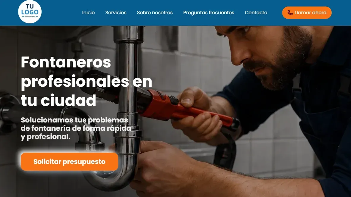 Miniatura de la plantilla Plantilla — Fontanero